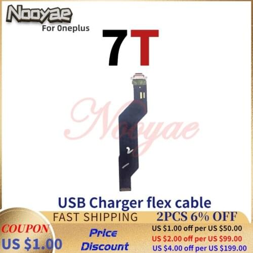 For Oneplus 1+7t 7 T Type C USB Dock Charger Port Charging Plug Connector Flex Cable Board + Tracking