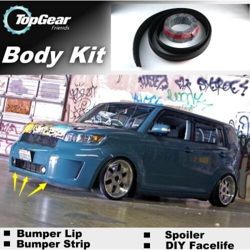 For TOYOTA bB For Daihatsu Coo Bumper Lip / Front Spoiler For TG Cars View Tuning / TOPGEAR Body Kit / Strip Skirt