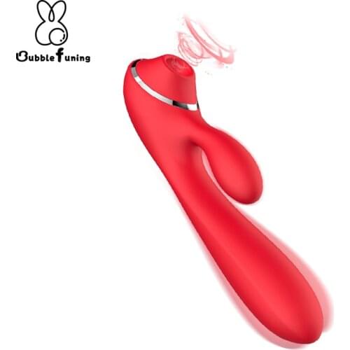 Dildo Clitoral Sucking G Spot Clit Vibrators for Women Licking Vibrator Clitoris Nipple Stimulator with 10 Vibration 10 Sucking