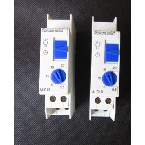 ALC18 Din rail staircase light time switch timer controller for Corridor Lighting Mechanical Din Rail Timer 16A 220V