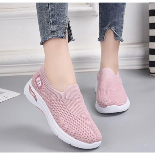 Women Shoes 2021 Solid Color Round Toe Light Comfortable Breathable Casual Shoes Women Sneakers Women Shoes Workout Shoes Women