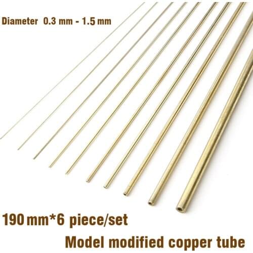 Modelbouw Model Modified Copper Tube 0.3mm-1.5mm Modeling Accessories Gundam Tanks Firearms Tool Hobby Craft Tools Accessory