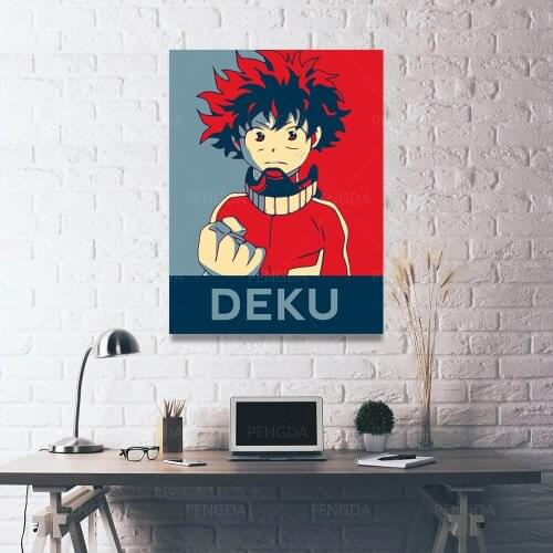 Wall Art Home Deku Cool Boy Decor Hd Print Modular Picture Posters My Hero Academia Canvas Painting For Bedroom Artwork No Frame
