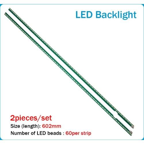 New Kit 2 PCS 60LED 602mm LED backlight strip for LG 55UF6450 55UH6150 55UF6430 6916L2318A 6916L2319A 6922L-0159A LC550EGE