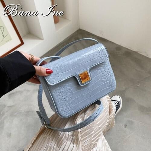 Solid Color Waterproof Pu Leather Shoulder Bags for Women 2021 New Womens Square Bag Small Designer Crossbody Bag Sac Epaule