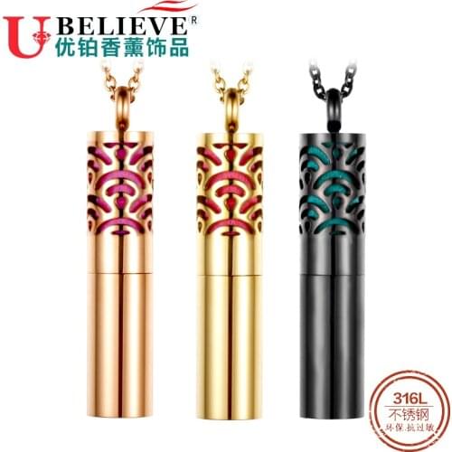 Ubelieve Aroma Diffuser Necklace Vintage Lockets Pendant Perfume Essential Oil Aromatherapy Locket Necklace