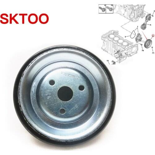 Water Pump Pulley 120459 for Peugeot 2008 3008 4008 5008 for Citroen C5 c3 c4 ds5 ds6