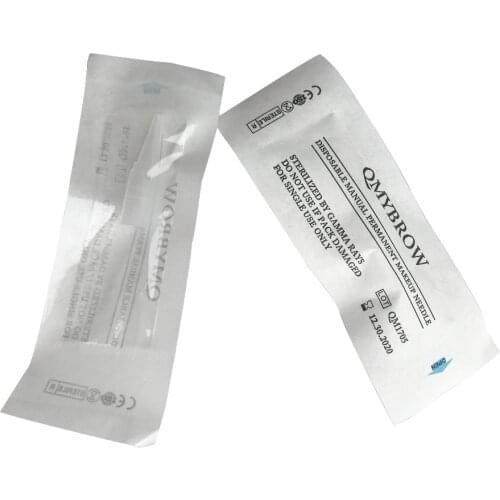Sterilized Individual Packing 1RL Tattoo Needle Tip Permanent Makeup accesories eyebrow tattoo needle cap