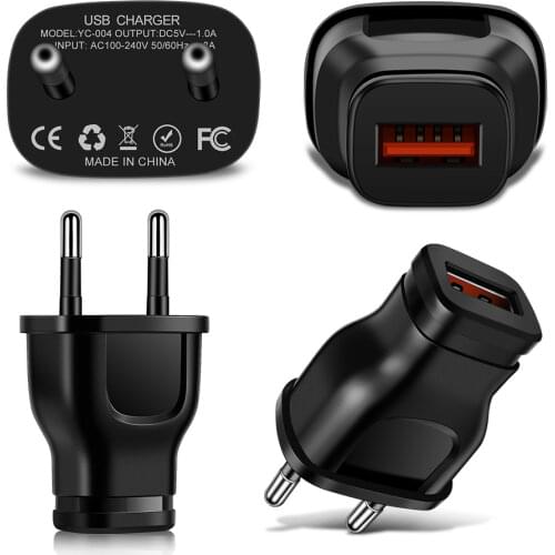 USB Universal Adapter Power Supply 5V 1A,AC DC Charger Adapter Travel USB Wall,220V TO 5V,For Iphone Samsung Mobile Phone EU US