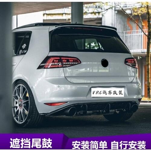 Suitable for 7 Golf 6 7.5 Shangku Cc Modified Blade R20 Gti / r Lip Rear Spoiler Wind Knife 6