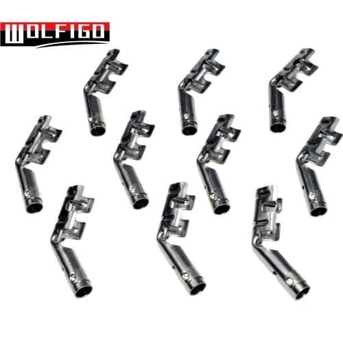 WOLFIGO New Set Of 10PCS 34605 Dual Band Spark Plug Wire Terminals Ends Connector