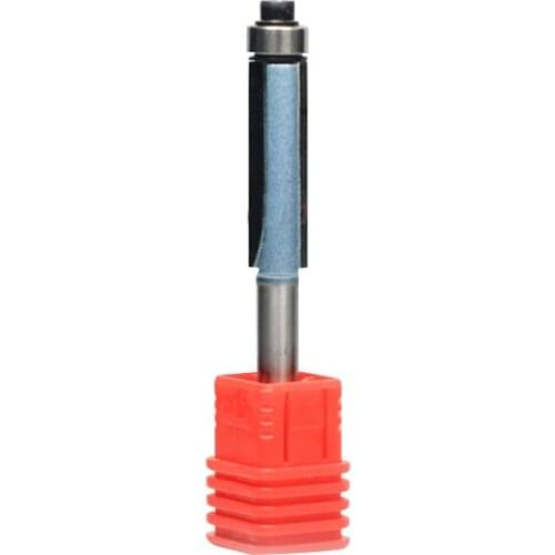 1pc 1/4*3/8 CNC Woodworking engraving machine bit Tungsten steel tools milling cutter wooden cutting trimming knife 1/4 Shank