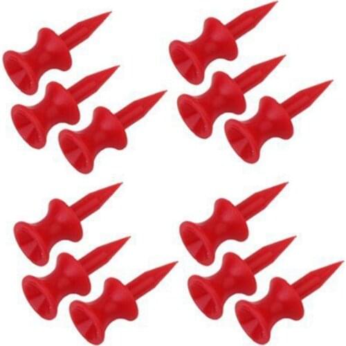 100Pcs/Park Golf Accessories 31mm 1.2" Plastic Castle Step Grad Golf Tees bulk Golfer Accessories