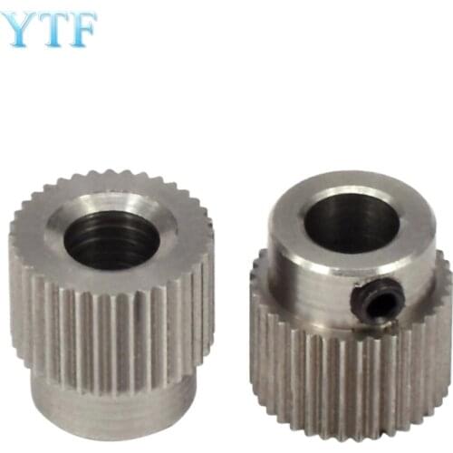 3D printer Part 36 Teeth MK7 / MK8 Stainless Steel Planetary Gear Wheel Extruder Feed Extrusion