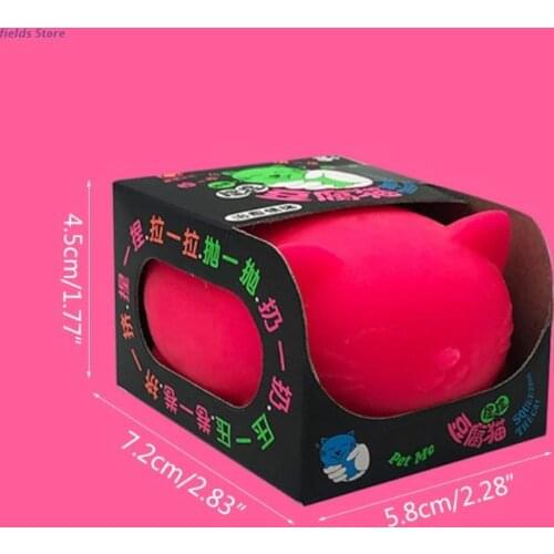 Anti-Stress Fidget Screaming Angry Squishy Cat Anti-Pressure Pinch for Toddlers