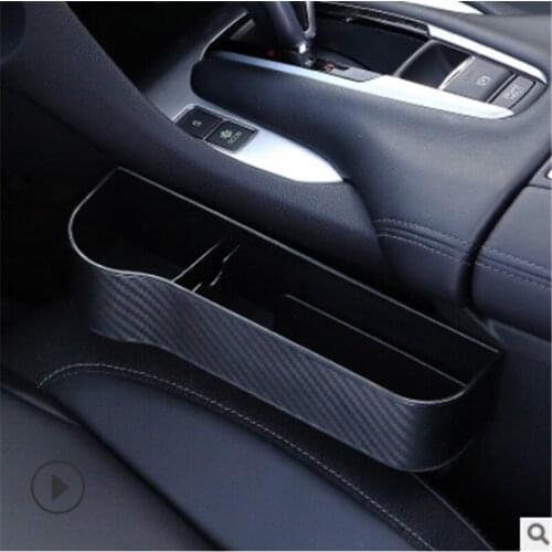 Car Seat Gap Slit Pocket Catcher Organizer ABS Storage Box Phone Bottle Cups Holder Auto Car Accessories interior