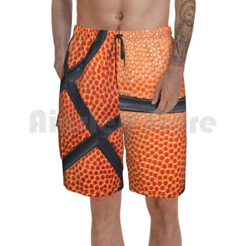 Basketball Throw Pillow Beach Shorts Men Beach Pants Swimwear Basketball Streetball Ball Basketball Ball James