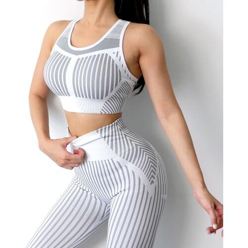 Seamless Yoga Suit Clothing Workout Set Sport Suit Sports Bra and Fitness Leggings Sport Wear Women Running Set