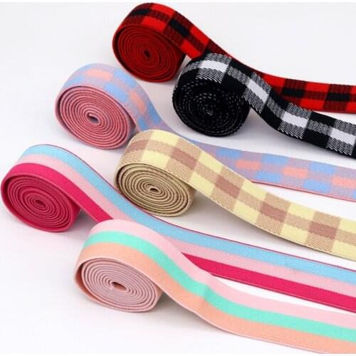 Elastic Bands 25MM Elastic Ribbon Clothing Bags Trousers Elastic Rubber Band 2.5CM DIY Sewing Accessories 1M/10M/50Y