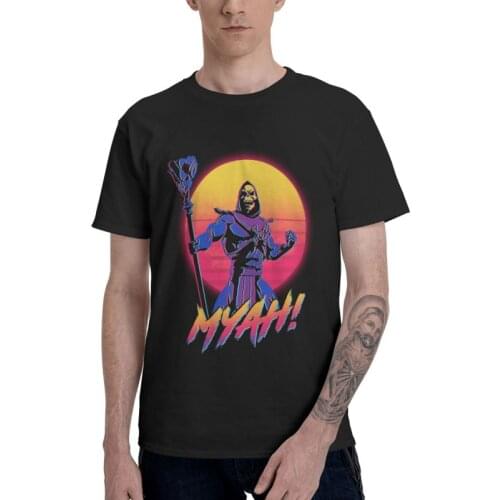 Fisto He-Man Masters Of The Universe Skeletour 83 Tshirt Men Tee Cotton T Shirts Short Sleeve Skeletor 80s She-Ra Beast T-shirt
