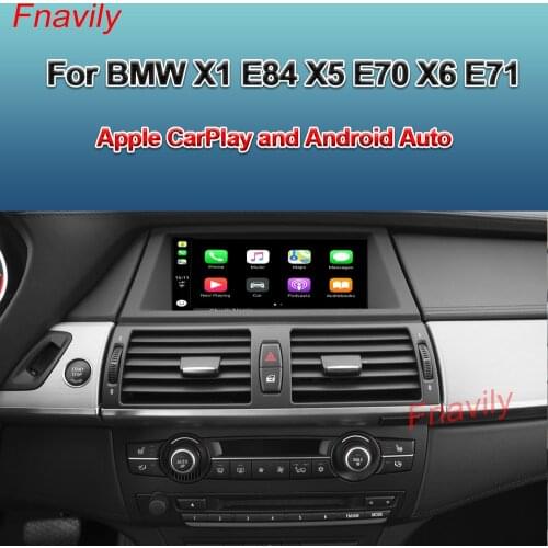 Fnavily OEM Retrofit Wireless CarPlay For BMW X1 E84 X5 F70 X6 F71 Apple CarPlay And Android Auto Retrofit Kit 2009-2015