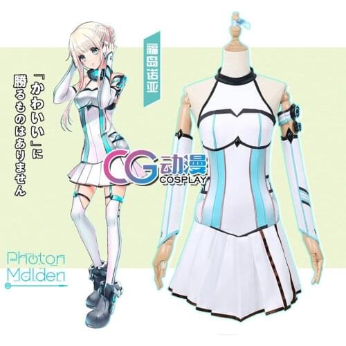 D4DJ Maiden Fukushima Noa Cosplay Costume Uniform Dresses for Halloween Carnival Party Events Anime Adult COS Christmas Gift