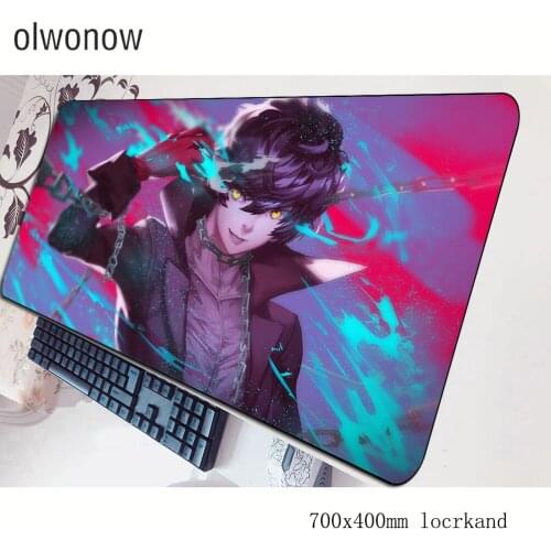Persona 5 mousepad 700x400x3mm gaming mouse pad big gamer mat locked edge computer desk padmouse keyboard High-end play mats