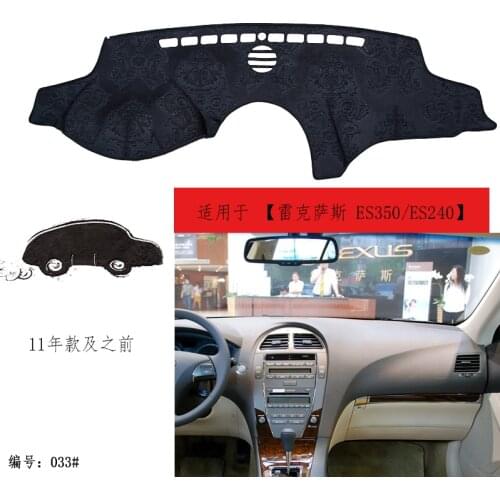 TOMMIA For LEXUS ES350 ES240 Dashboard Pad Cover Dash Mat Anti-Sun Velvet Instrument