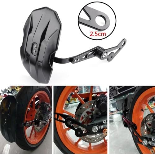 Artudatech Universal CNC Moto Rear Fender Mudguard For BMW For Yamaha For Honda For Kawasaki Motorcycle Accessories Part