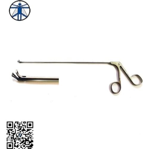Reusable ENT endoscope stainless steel ordinary laryngoscope micro laryngeal forceps