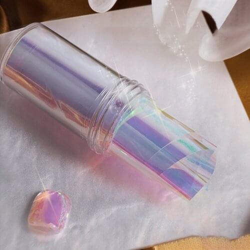 Nail Aurora Ice Model Glass DIY Transfer Sticker Ornament Candy Paper Exquisite Gifts Non-toxic Sticker