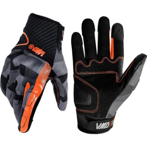 Summer Men Motorcycle Gloves Breathable Gloves Motocross Motorbike Carbon Fiber Guantes Outdoor Moto Riding Touch Screen Gloves