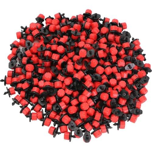 Garden Irrigation Nozzle Adjustable Dripper Sprinkler Emitter Micro Drip Balcony Yard Greenhouse Watering Spray 4/7mm