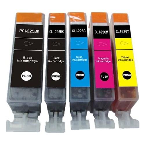 Compatible Ink Cartridge PGI225 CLI226 Used for Canons MG5220 MG5240 MG5250 IP4810 IP4820 IP4840 IP4850 IP4870