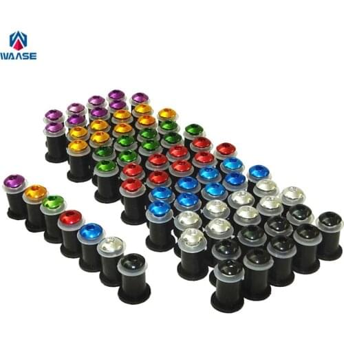 Waase 10 x Universality M5 Windshield Windscreen Fairing Bolts Screw Kit For Honda For Suzuki For Yamaha For Kawasaki