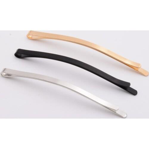 1/5pcs Metal DIY Snap Hair Clips Gold Silver Girls Woman Hairpins Claw Barrettes for Ladies Adult Hair Hairgrips Hair Accessorie