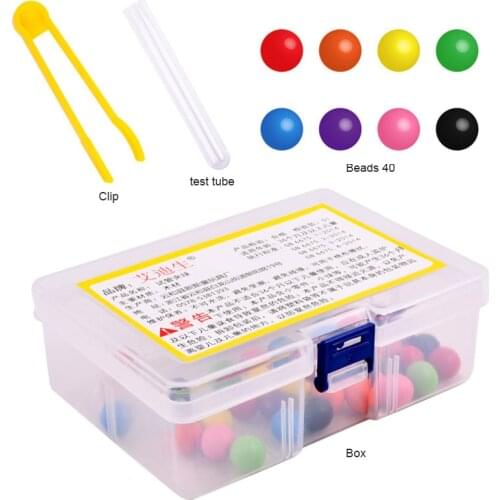 Clip Beads Clip Ball Test Tube Toy Baby Early Education Logic Concentration Children Fine Motor Training Teaching Aids