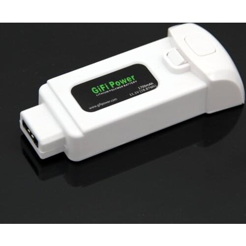 1PCS 11.1V 1700mAh 18.87Wh Lithium Polymer Battery for Yuneec Breeze Drone Lightweight Replacement Power for Flying Camera