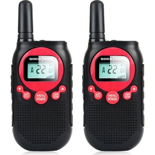 2Pcs Rechargeable Walkie Talkies for Adults Long Range 5 Miles 22CH VOX Flashlight LCD Two Way Radio for Family Road Trip