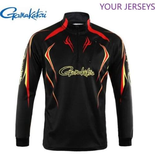 2022 Gamakatsu Clothing Long Sleeve Quick Dry Fishing Clothing Anti-UV Sunscreen Fishing Clothes Cycling Hiking Fishing Shirt