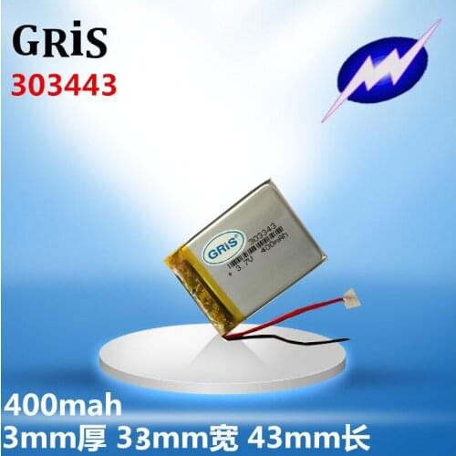 3.7V 303443303343 Czechoslovakia D600 smart version rearview mirror traffic recorder battery D600s