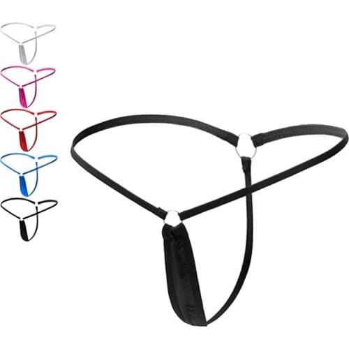 Etaoline Womens Thongs Sexy One Rope Panties G strings Thin Strips Low Waist Spandex Variety Colors Women Underwear Small Pantie