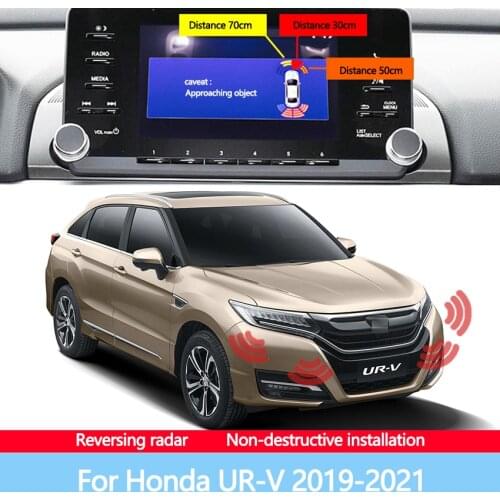 Reversing Blind Spot Front Rear Image Radar Car Sensor Sound Warning Indicator Probe System For Honda UR-V 2019-2021