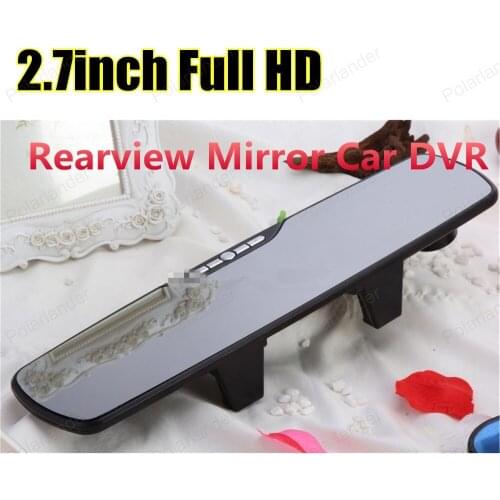 2016 New High quality 2.7 inch Full HD Rear view Mirror Car DVR Support Motion Detection/Night Vision/cycle Recording