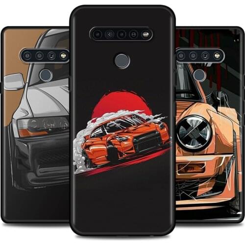 Phone Case For LG K50 K71 K61 K52 K50s K50 K42 K41s K40s K40 G8 G7 ThinQ G6 Shell Japan JDM Sports Car Comic Funda TPU Coque