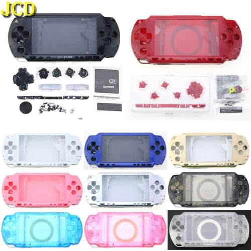 JCD Full Housing Shell Cover Case for Sony PSP1000 Plastic Hard Shell For PSP 1000 Case W/ Button Screws set