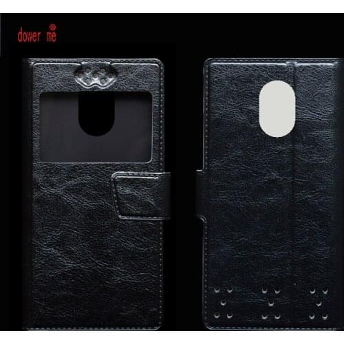 Dower me New Soft TPU Case + Fashion PU Leather Flip Case Cover For Digma LINX Trix 4G Smartphone