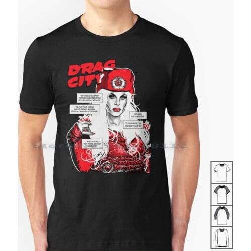 Drag City-Katya T Shirt 100% Cotton Katya Zamolodchikova Drag Drag Queen Rupauls Drag Race Drag Race Frank Miller Katya Rpdr Ru