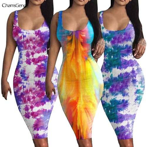 Summer Women Dresses Sleeveless Basic Midi Club Dresses Sexy Bodycon Spaghetti Strap Midi Long Party Club Tank Dress Vestidos