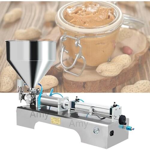 Stainless steel paste filling machine be used for chili sauce tomato butter peanut butter olive oil pneumatic filling machine